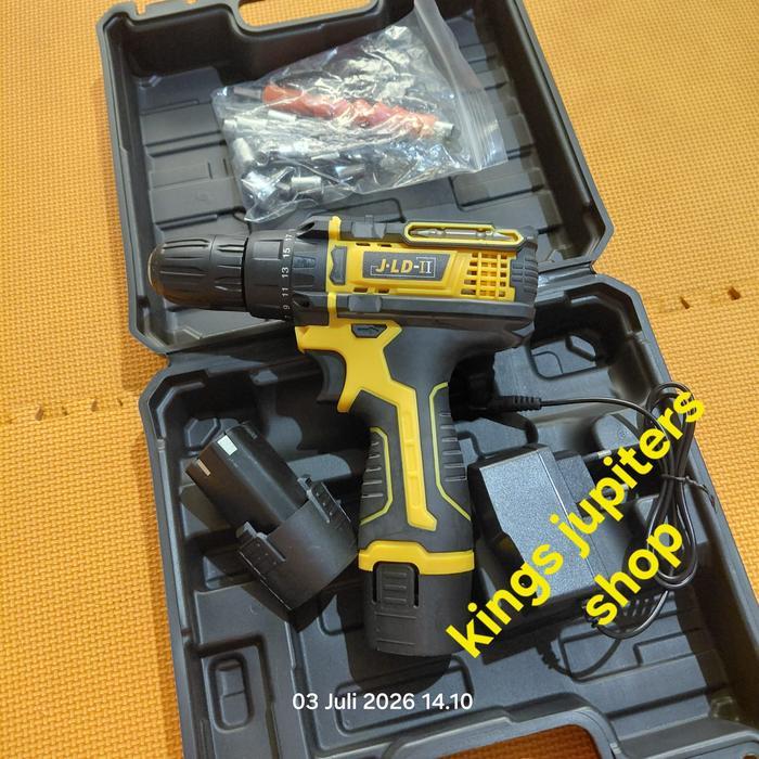 Stanley Tools - Set 2 Batre Merk Jld 18Volt Pengganti 12Volt Bor 10Mm Cordless 18V Cordles Less