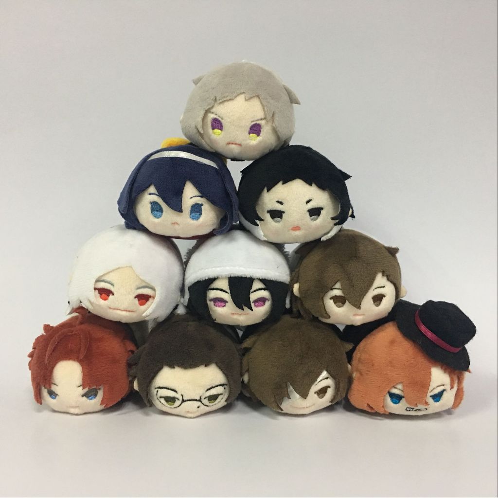 Anime Bungou Stray Dogs Dead Apple Stuffed Mochi Mascot Doll 8.5cm Nakajima Atsushi Kunikida Doppo