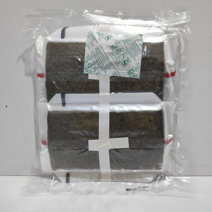 Flash Sale Maru Onigiri Sushi Triangle Wrapper Sheets 100 Lembar - Nori Onigiri Wrap Seaweed Rumput