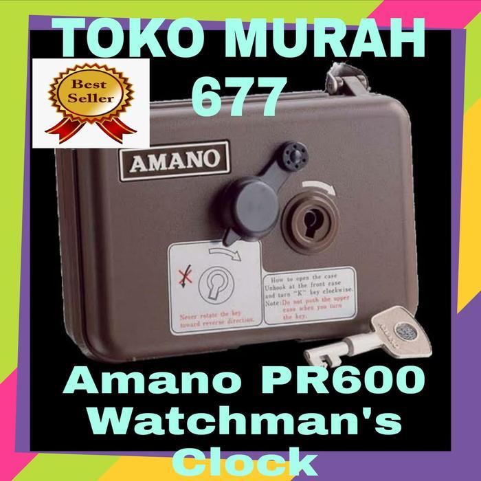 Amano PR-600 Absen Security Amano Watchman's Clock Security Patrol ORI