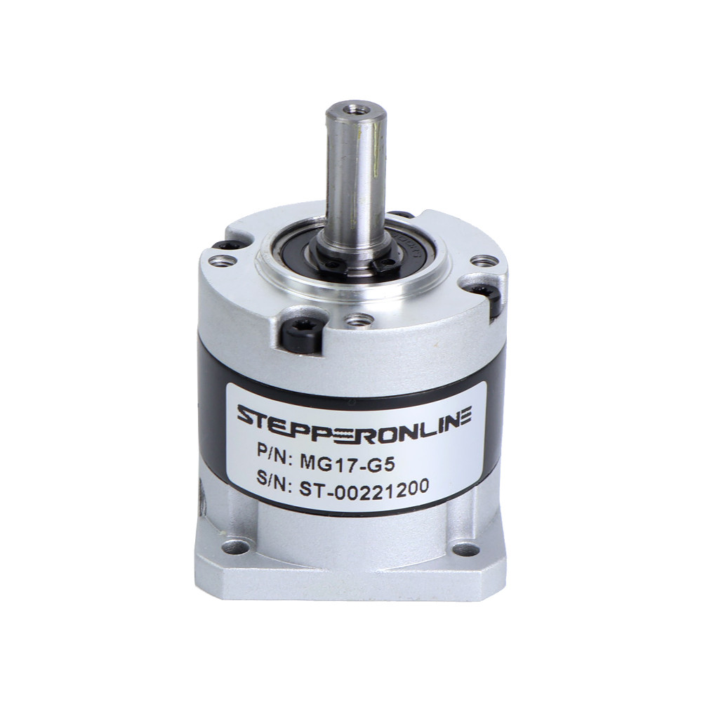 STEPPERONLINE NEMA 17 PLANETARY GEARBOX MOTOR SPEED REDUCER RATIO 5:1/10:1/20:1 5MM INPUT FOR NEMA17