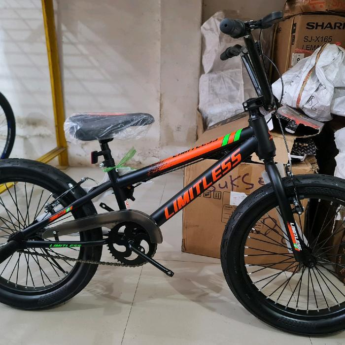 SEPEDA BMX 20 INCH LIMITLESS ( BAN JUMBO 3.0 )