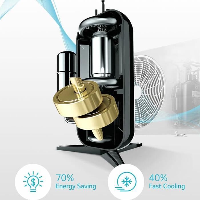 LG T10EV4 AC Split 1 PK Dual Cool Inverter R32 untuk Rumah Tangga