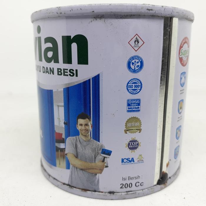Promo Avian 200 Cc Ml Cat Minyak Untuk Kayu Dan Besi Logam Dll Kemasan Kaleng 1/4 Kg Banyak Warna
