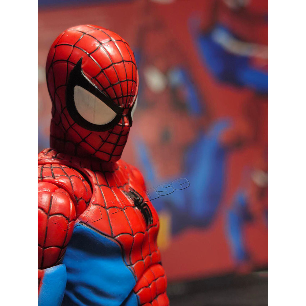 Genuine Ct Toys Spiderman Mafex 185 Classic Costume Anime Figure Ver Miles Morales 2099 Spiderman
