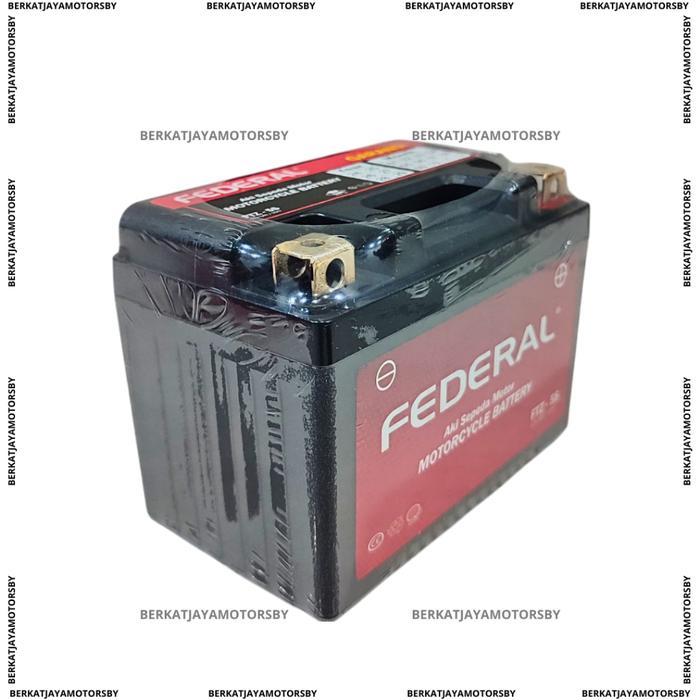 Promo Aki Full Kering Gtz5S Aki Federal Nano Gel Accu Federal Ftz5S Aki Kering Kharisma Fu Vixion