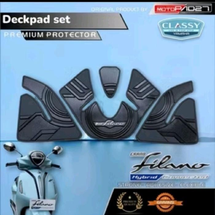 Deckpad Filano Rubber Deck Depan Yamaha Grand Filano 2023 - 2025