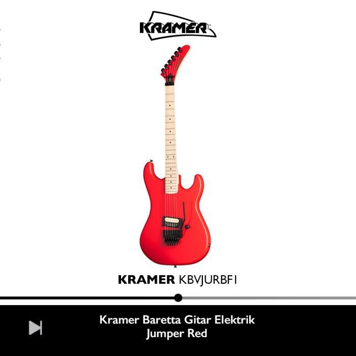 Kramer Baretta Gitar Elektrik - Jumper Red