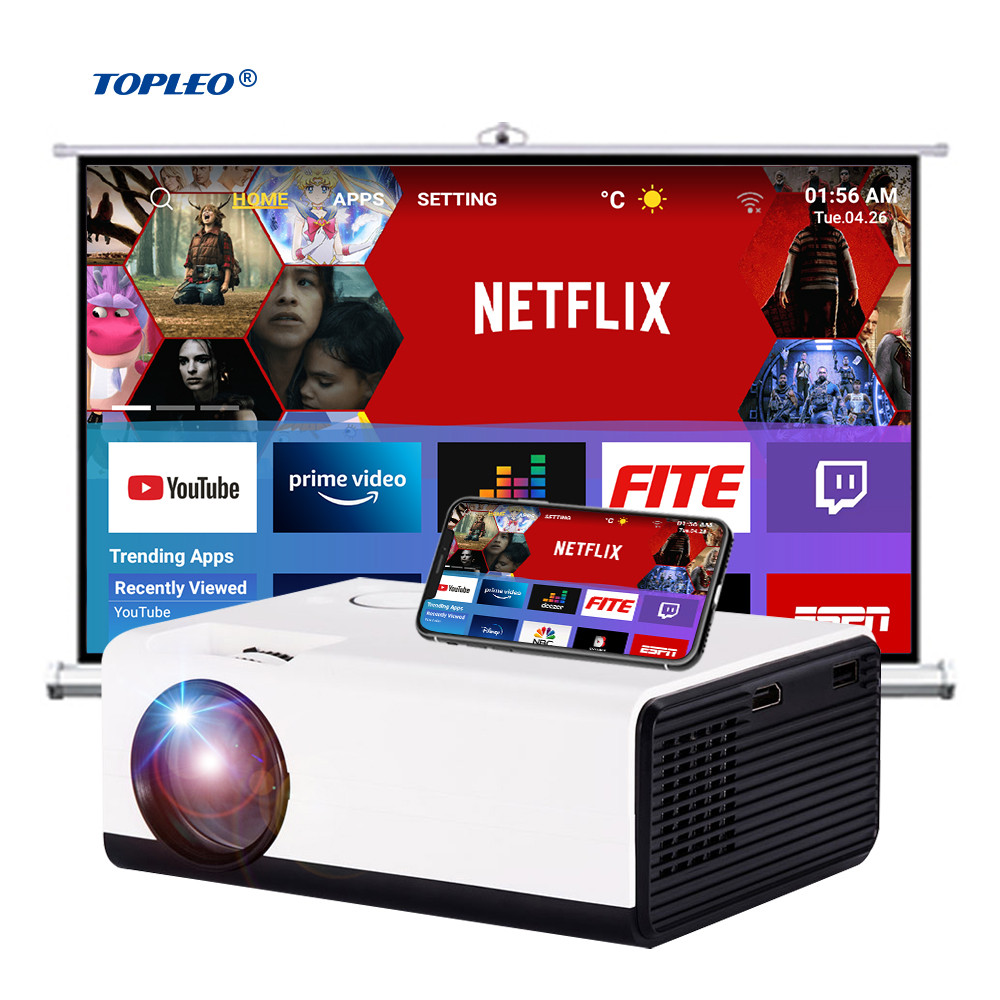 ni Projector P8 DLP 1080p Smart Android Wifi BT Quad Core Mobile