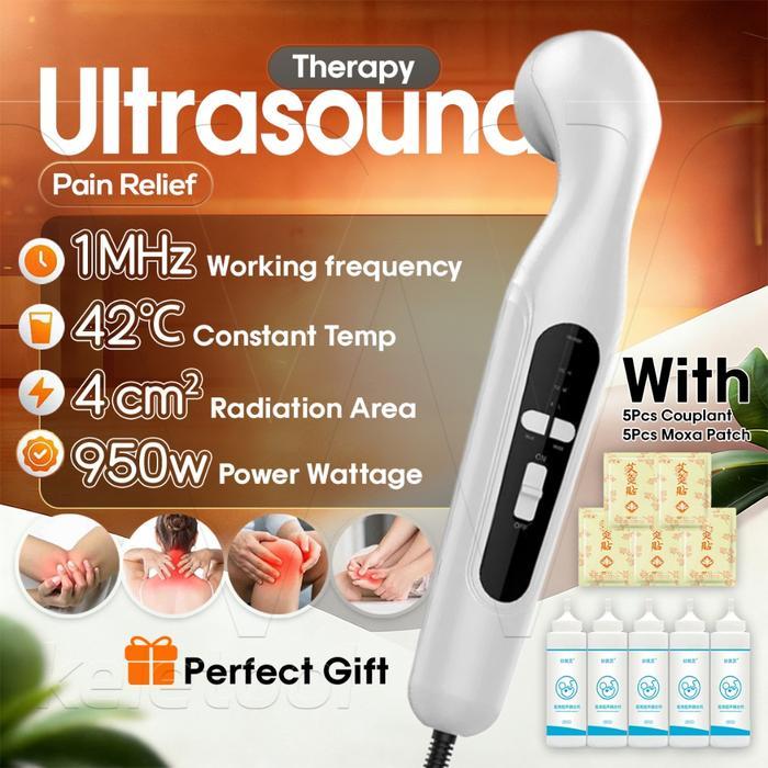 Portable Ultrasound Fisioterapi 1MHz Profesional Ultrasound Pain Relief Therapy Terapi Fisioterapi