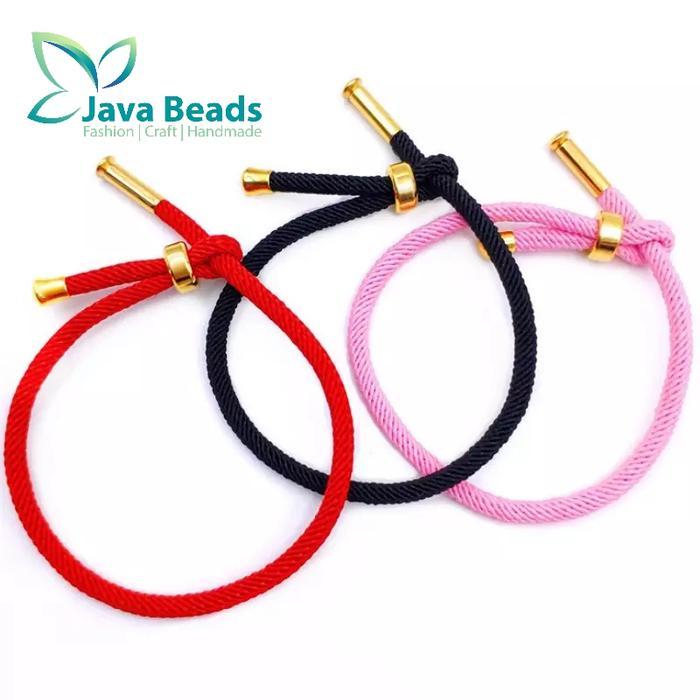 SALE Gelang Tali Serut Polos untuk Liontin Emas