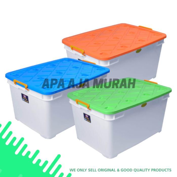 Container Box 195L, Storage Box Jumbo, Kotak Penyimpanan Besar, Box Plastik, Container Serbaguna,