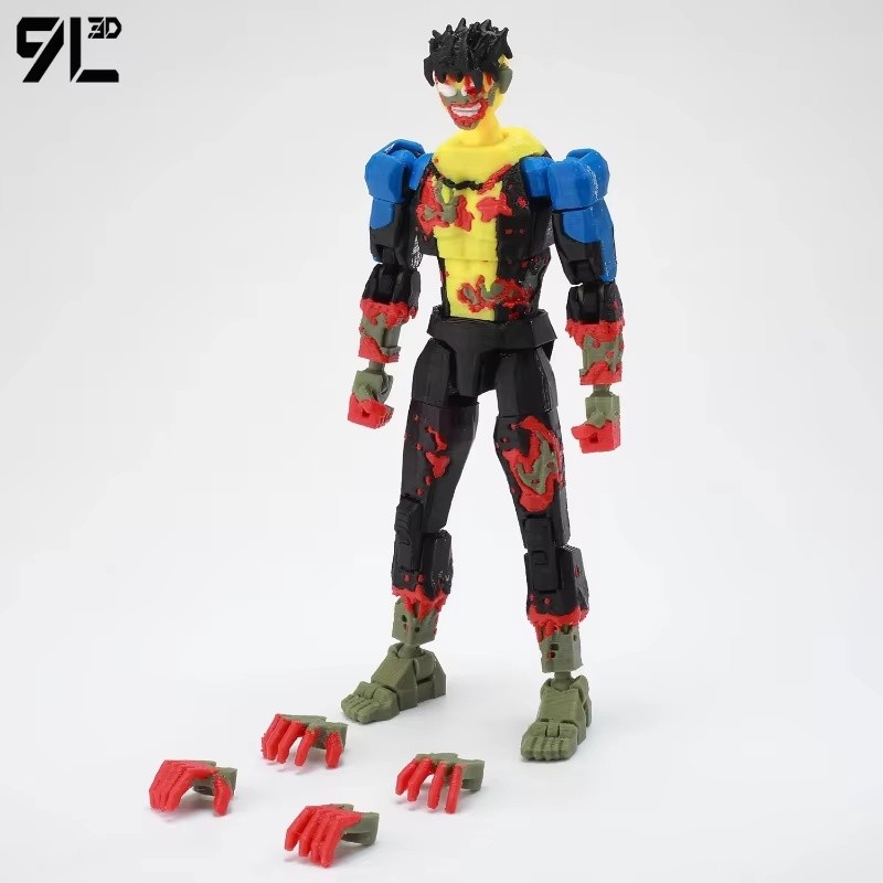 Invincible Titan Action Figures Characters 3d Printed 9l Multi Joint Articulated Collectible Comic