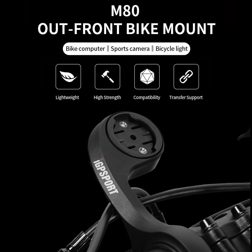iGPSPORT Computer Holder Extender M80 Outfront Mount Support for iGPSPORT BSC100S BSC200 BSC300