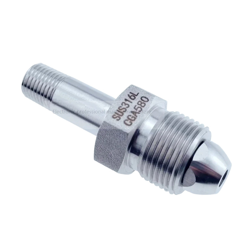 316L STAINLESS STEEL CGA CYLINDER CONNECTOR CGA330 CGA350 CGA540 CGA580 CGA660