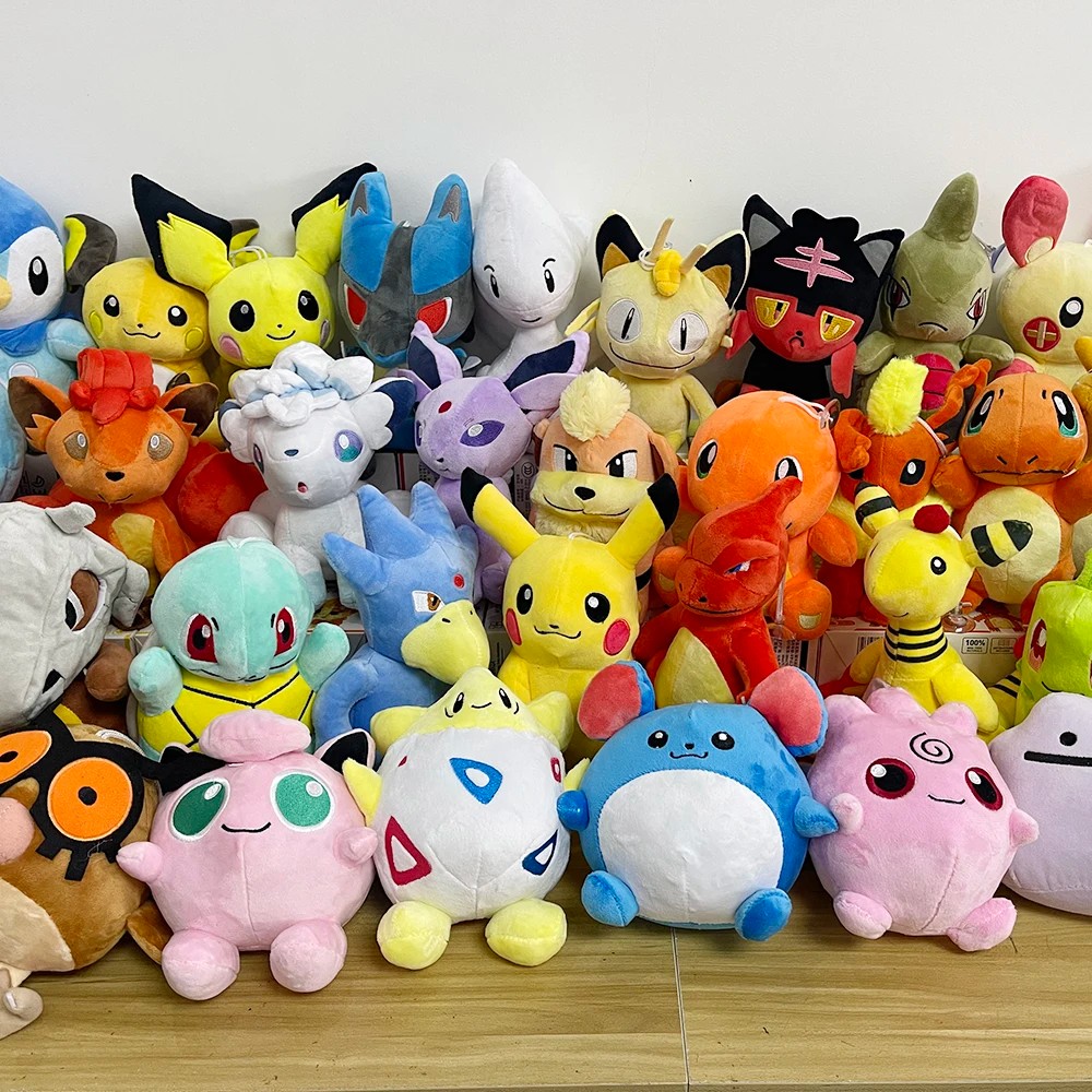 Pokemon Pikachu Plush Butterfree Stuffed Doll Sudowoodo Dragonair Blastoise Charizard Piplup Peluche