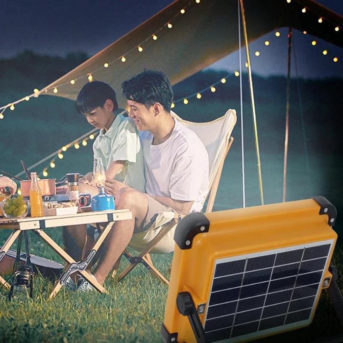 PREMIUM Benn LAMPU SURYA EMERGENCY POWERBANK SOLAR CELL TENAGA MATAHARI LED EMERGENSI BISA CAS HP SO