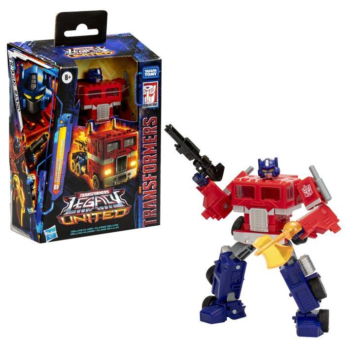 READY Transformers Legacy United Deluxe Class G1 Universe Optimus Prime