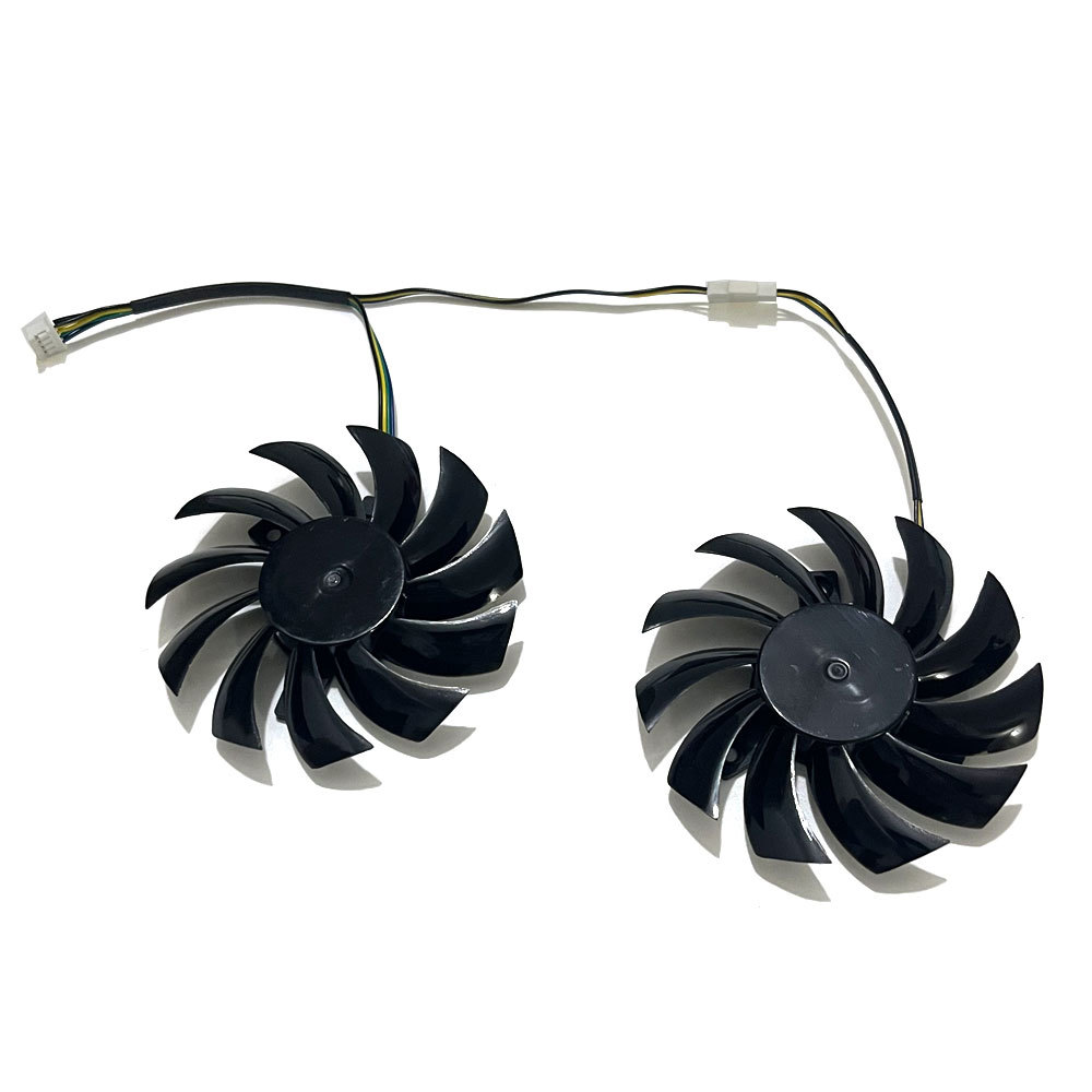 NEW 2PCS 75MM GTX 560 GTX 460 PLD08010S12HH GPU Cooling Fan For MSI Geforce GTX 560 560TI 570 580