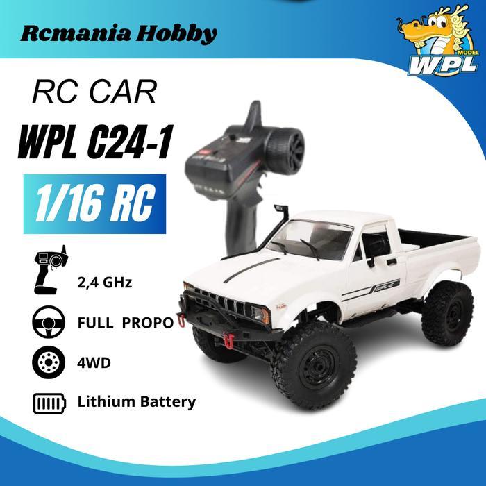 WPL C24-1 C-24-1 C241 RTR 4WD Scale 1/16 RC Truck Car Off-Road
