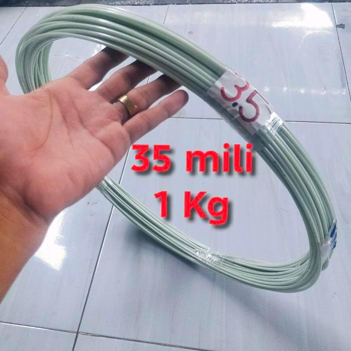 Ready Stok VS Jeruji Fiber 3,5 mm Putih 1 Kg Sangkar Kandang Layangan Dongdang Bahan Elastis Kuat
