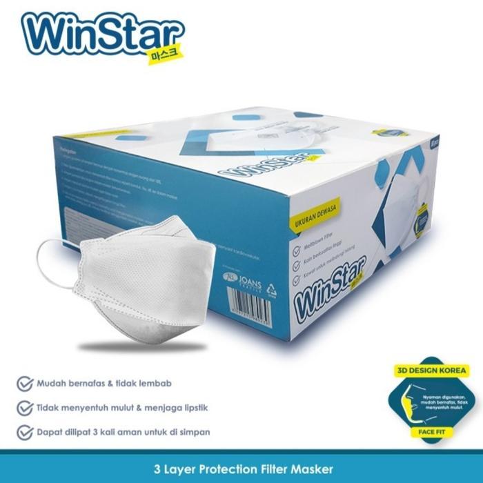 Masker Winstar Masker Medis Masker Kf94 Perlengkapan Suster