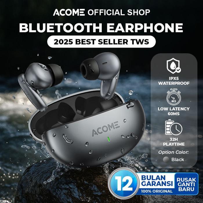 Bisa CodAcome Tws Gaming T8 Tws Anti Delay Low Latency 60 Ms / Headset Wireless Earphone Bluetooth