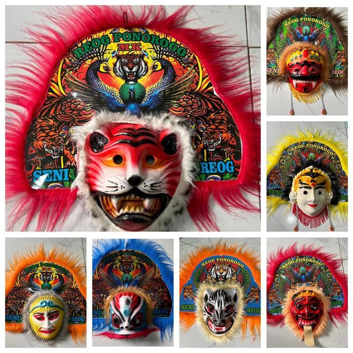 Mainan tradisional reog karakter / mainan reog anak