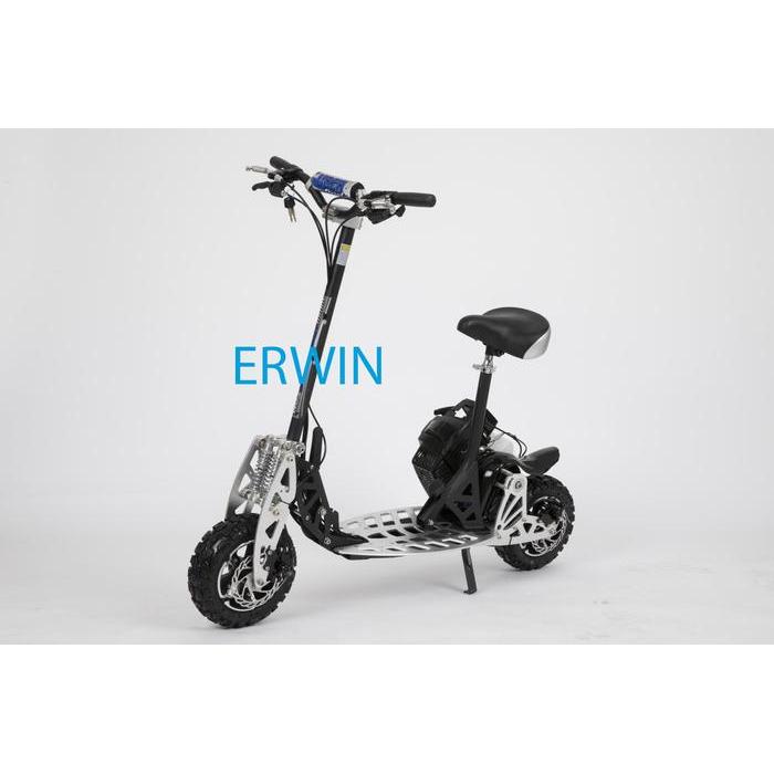 UberScoot Uber Scoot 2 Speed 49CC Gas Scooter / 49CC skuter bensin