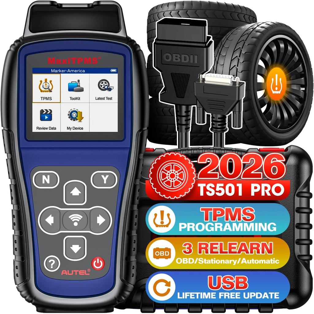 Autel MaxiTPMS TS501 PRO TPMS Programming Tool Relearn Activate 99% TPMS Sensors TPMS Diagnostic
