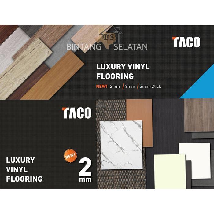 Vinyl Taco Flooring Luxury Planks Woodgrain 2Mm