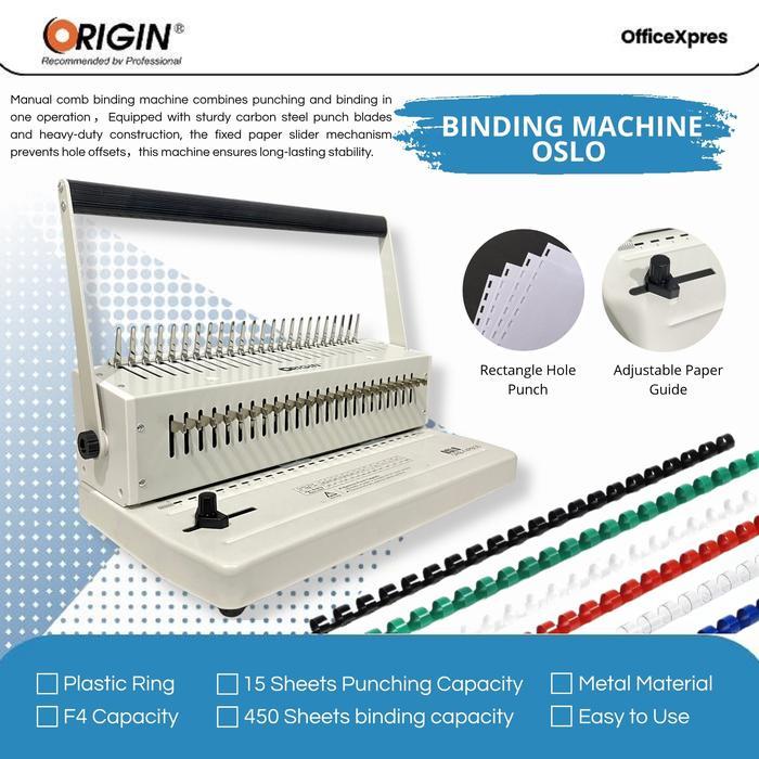 Brudoofficial- Mesin Jilid/ Mesin Binding / Binding Machine/Mesin Penjilid/Alat Jilid [Kode 1Kode