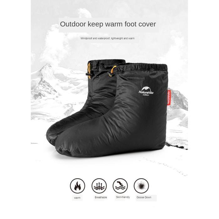 SEPATU GOOSE DOWN NATUREHIKE NH18S023-T KAOS KAKI BULU ANGSA CAMPING