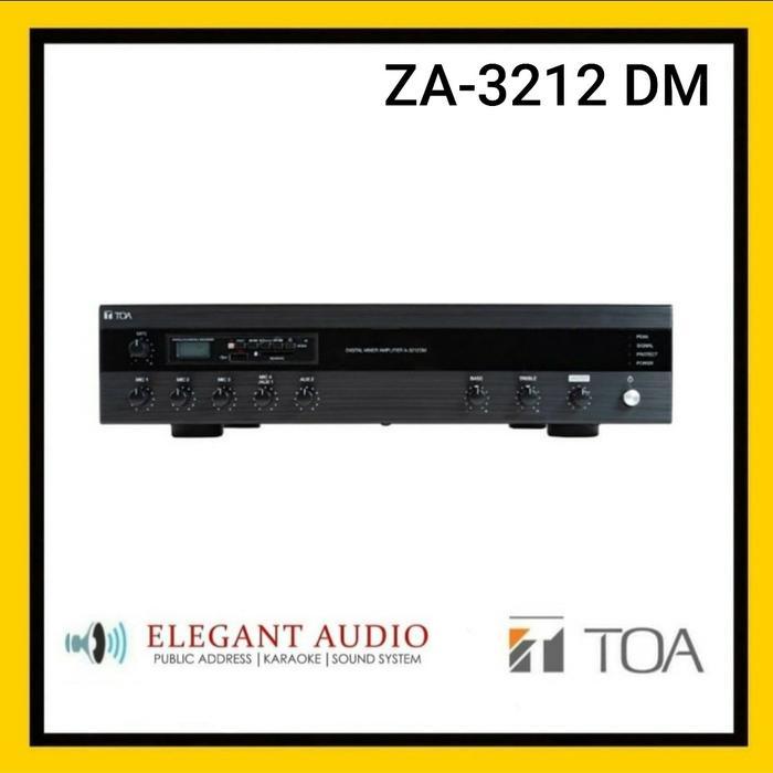 Toa Za3212Dm Toa Za-3212Dm Toa Za-3212-Dm Digital Mixer Amplifier Pa System 120 Watt With Usb Mp3 &