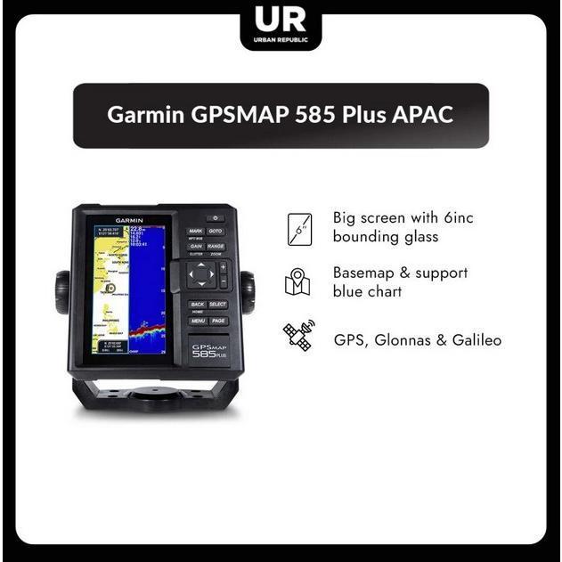 Garmin GPSMAP 585PLUS APAC support FishFinder 600w & Bluechart