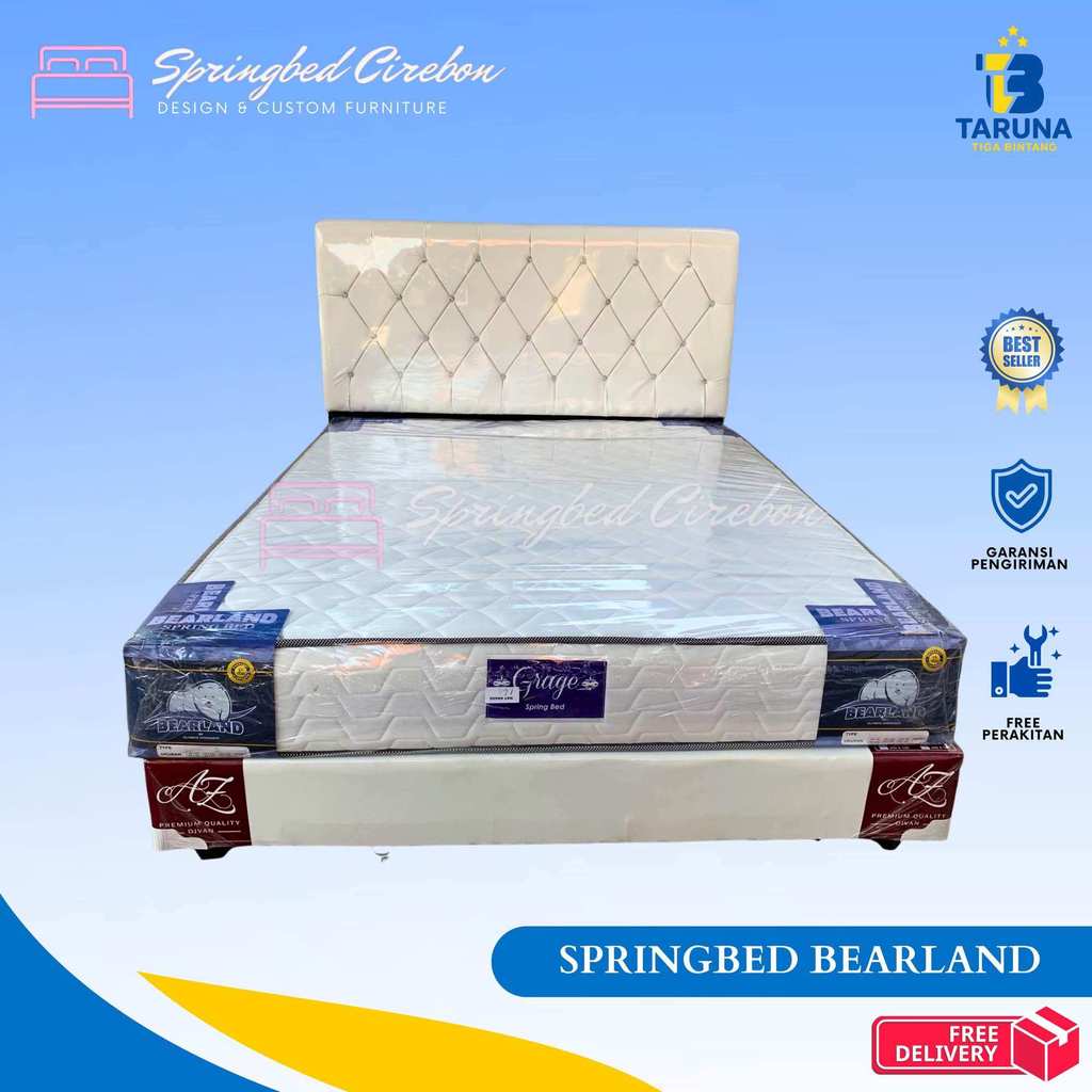 Springbed set Springbed Murah plus Divan Satu Set Ukuran 160 Terlaris Cirebon Indramayu Pekalongan