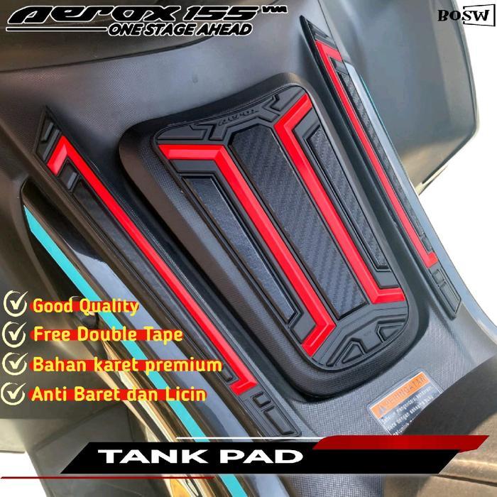 Tankpad Aerox 155 Connected Aksesoris Deckpad Aerox Bahan Karet Motor Sporty