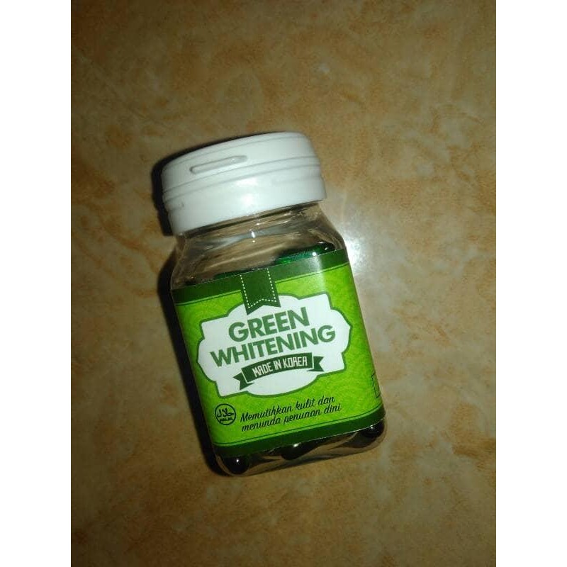 PEMUTIH SUPER GREEN WHITENING DI ATAS DARI GLUTAMEN
