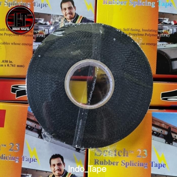 3M SCOTH 23 RUBBER /ISOLASI TARIK LISTRIK/TAHAN AIR