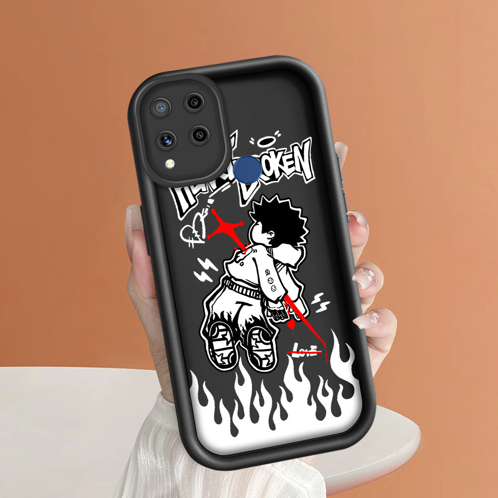 Casing Kecenderungan Untuk For Realme C15 Phone Case Kesing Softcase C8 4399 ID33