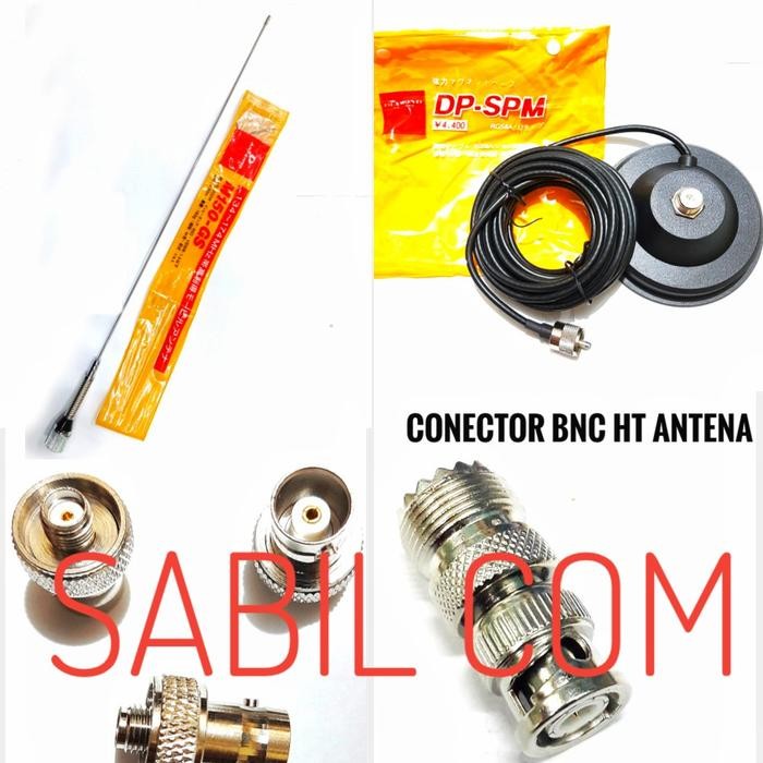 PAKET ANTENA MOBIL TO HT VHF MOTOROLA ICOM KENWOOD PLUS BRACKET DP SPM