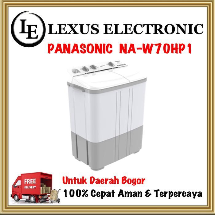 New MESIN CUCI 2 TABUNG 7KG NA-W70HP1 NAW70 PANASONIC MESIN CUCI 7KG