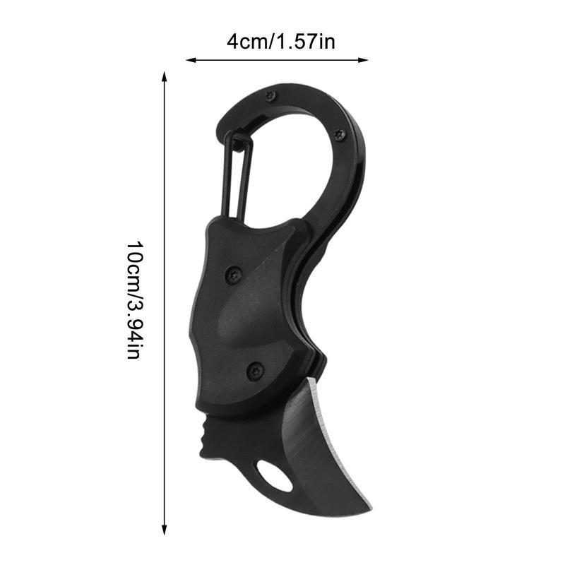 Portable Keychain Pocket Knife Little Carabiner Knife Pocket Knives Folding Knife Outdoor Camping Su