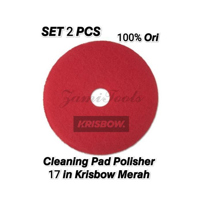 Pad Polisher 17 Inch Red Krisbow