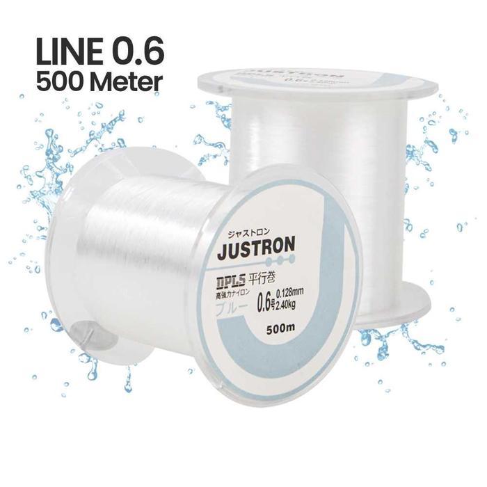 Cod Tali Benang Senar Pancing Bahan Nilon Braided Panjang 500 Meter Super Kuat Anti Keriting Dan
