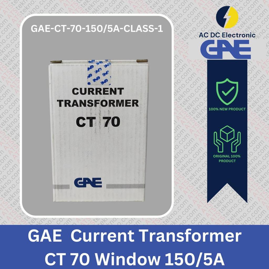 CURRENT TRANSFORMER - GAE - CT 70 WINDOW 150/5A