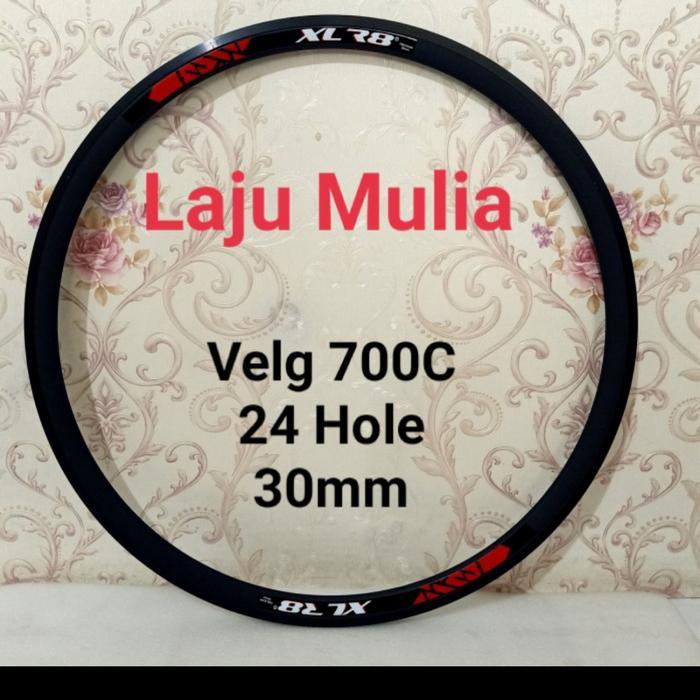 Rims Velg Xrl8 700C Fv 24 Hole Satuan