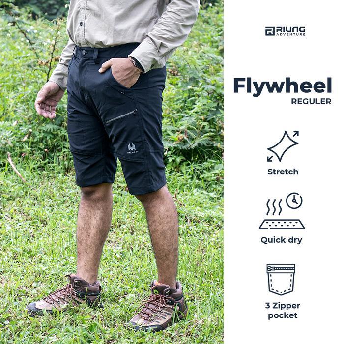 Eiger Adventure - Celana Pendek Gunung Quick Dry Flywheel Reguler