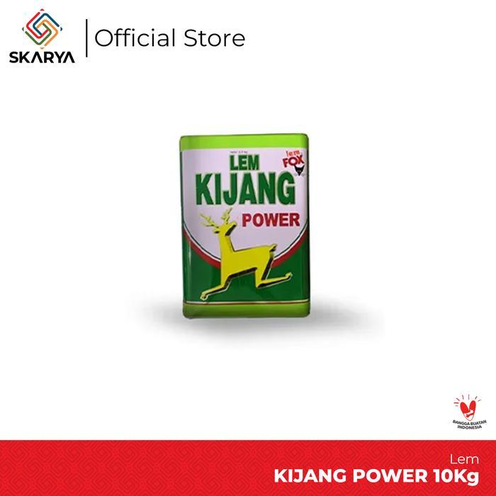 Lem Fox Kijang Power Blek Hijau 10 KG Lem Hpl Edging Lem Kuning Fox