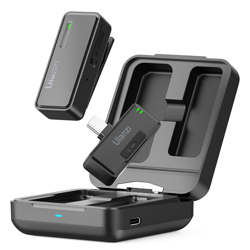 Ulanzi 2.4G Wireless Lavalier Microphone Mini Condenser Microphone